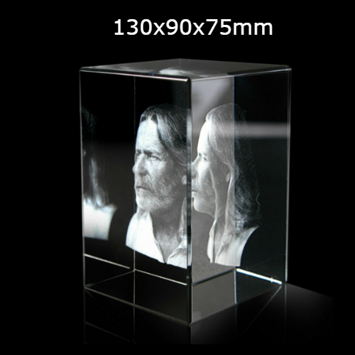 fotoglas-rechthoek-130x90x75mm met 2D of 3D portretfoto vanaf € 150,-