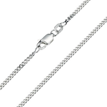 gourmetcollier Sterling zilver: 2mm breed