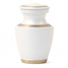 Mini urn Trinity Pearl White